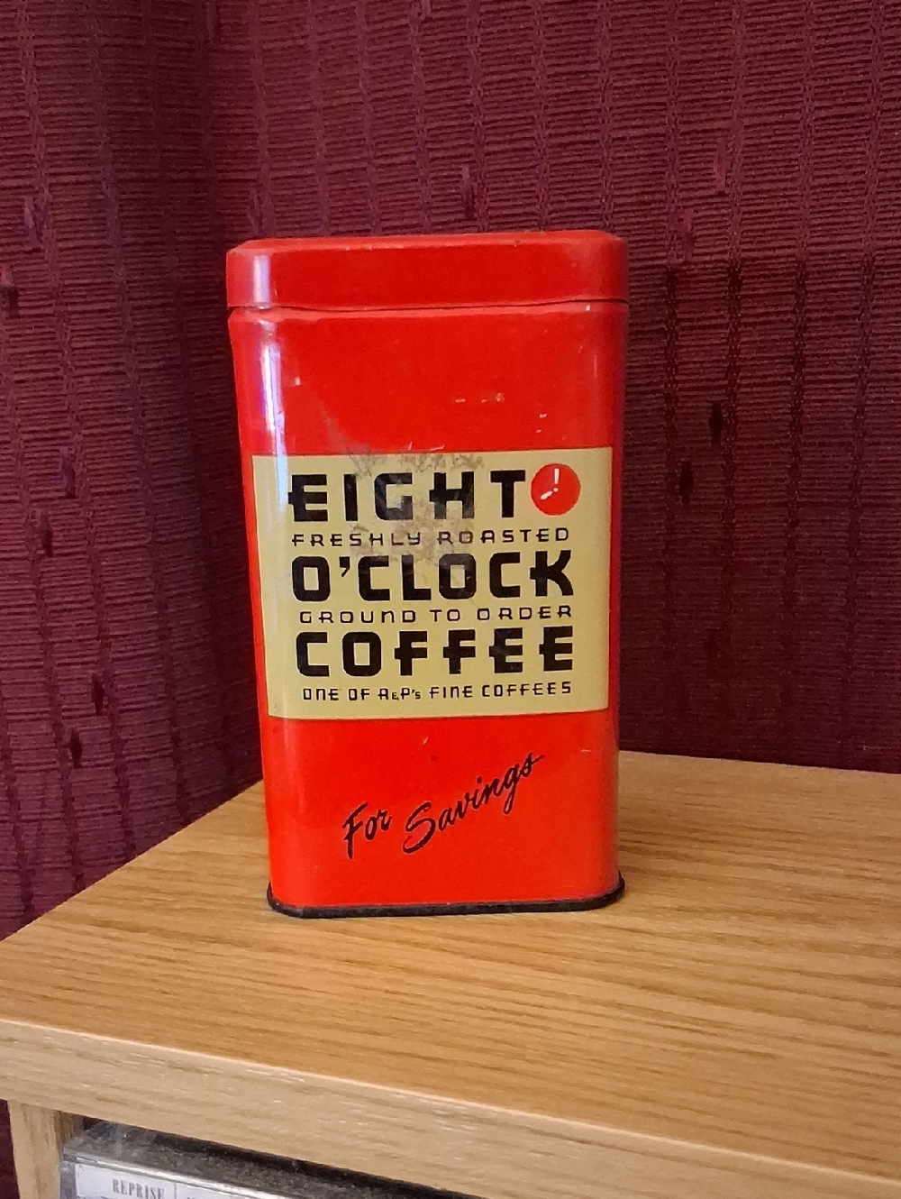 Eight O'Clock  Coffee T I N Bank